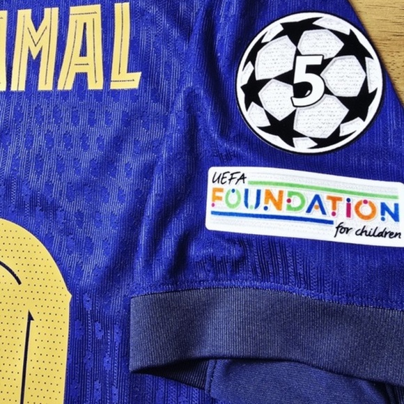 2025 NIKE AUTHENTIC FC BARCELONA #19 LAMINE YAMAL MATCH JERSEY DRI-FIT ADV - Picture 9 of 10